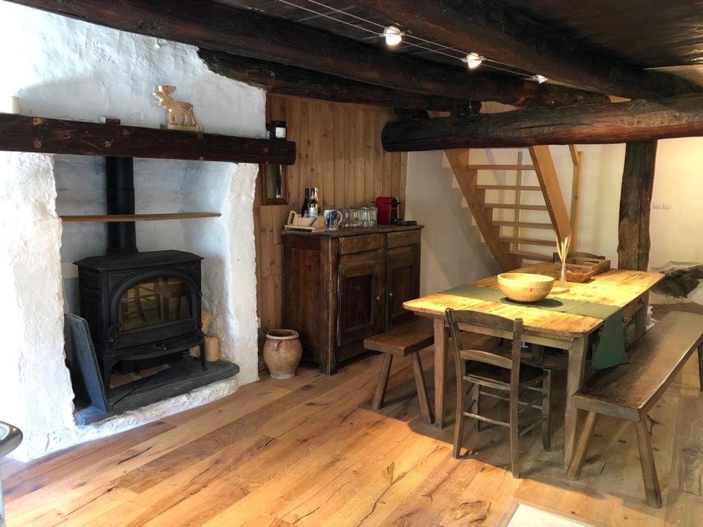 Mon Roc - Maison De Montagne Atypique Avec Vue La Grave Exterior foto